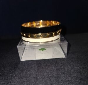 BNIB Kate Spade Gold and Black Bangle Trio
